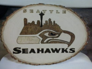 Pyrography Wall Plaque